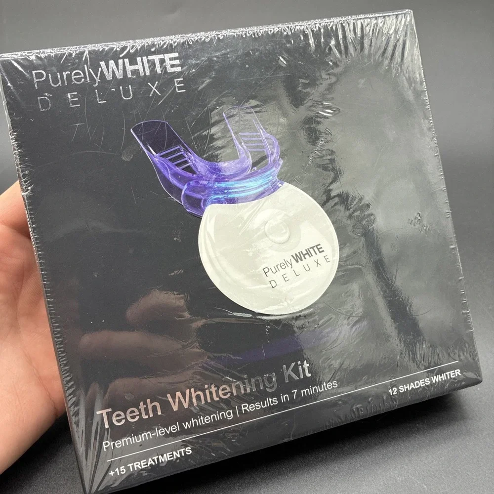 Purely White Deluxe Teeth Whitening Kit Premium Level +15 Treatments New Sealed